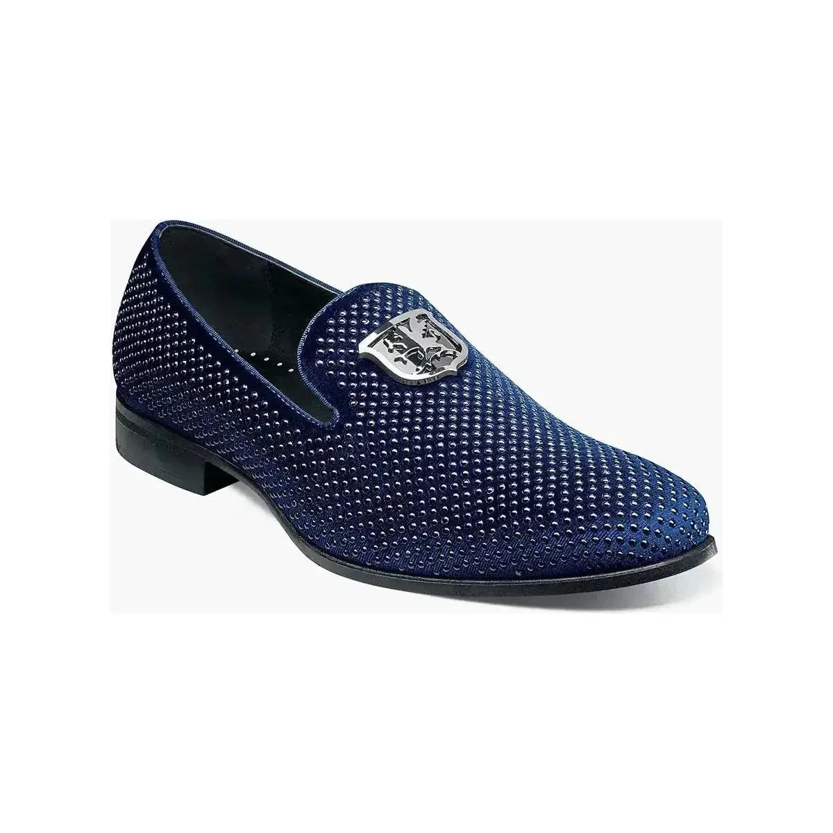 Stacy Adams Swagger: Micro-Wildleder-Loafer mit Nieten, in allen Farben. Ein Statement für stilbewusste Männer!